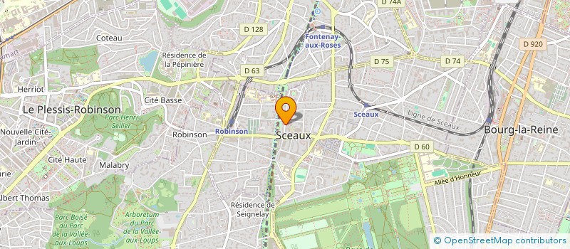 localisation de l'entreprise EYD INVEST  SCEAUX