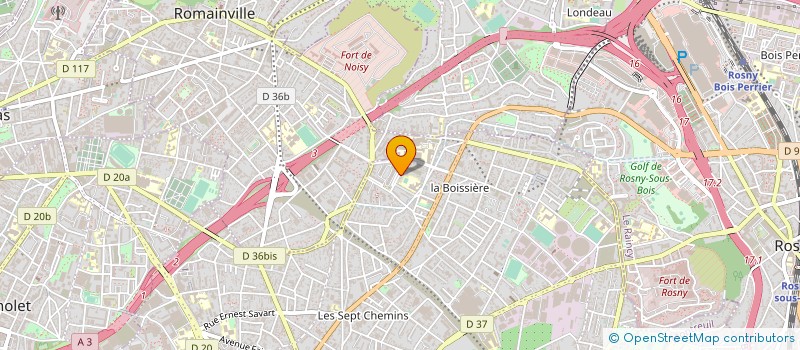 localisation de l'entreprise EYDEN DISTRIBUTION à MONTREUIL