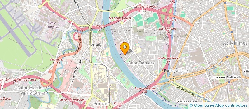 localisation de l'entreprise EYDONIS CAPITAL  TOULOUSE