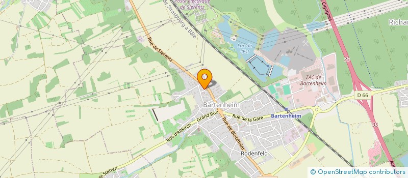 localisation de l'entreprise EYDOSS  BARTENHEIM