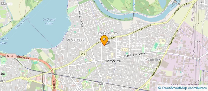 localisation de l'entreprise EYDOUX LOCATION  MEYZIEU