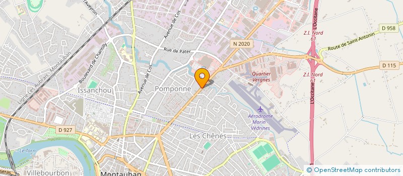 localisation de l'entreprise EYE & BROW  MONTAUBAN