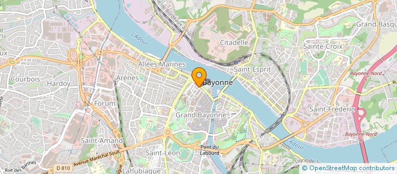 localisation de l'entreprise EYE C à BAYONNE