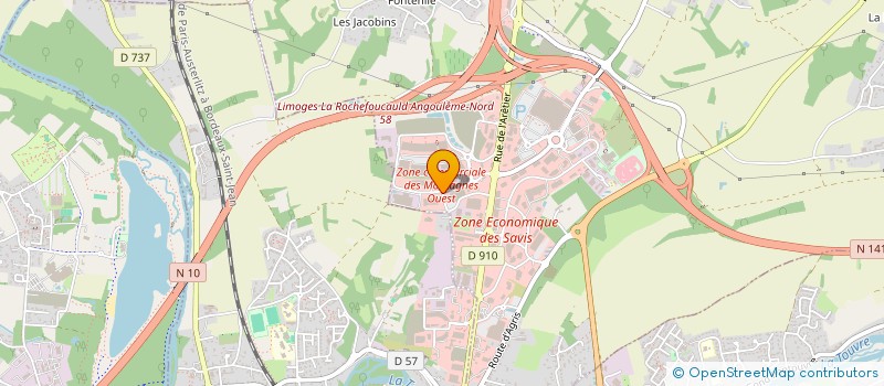 localisation de l'entreprise EYE DESIGNER à CHAMPNIERS
