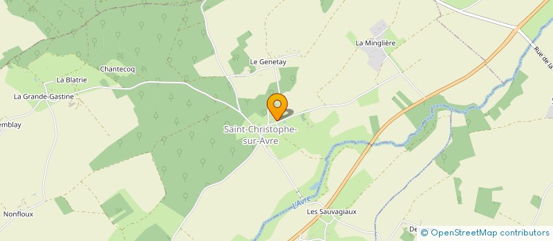 localisation de l'entreprise EYE EURE PRODUCTIONS à SAINT-CHRISTOPHE-SUR-AVRE