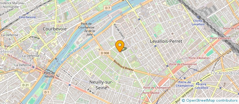 localisation de l'entreprise EYE FIVE COMPANY à NEUILLY-SUR-SEINE