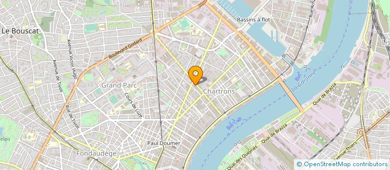 localisation de l'entreprise EYE MOTION à BORDEAUX
