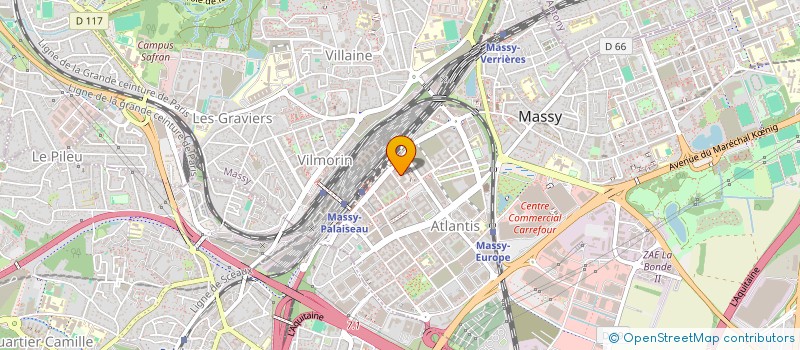 localisation de l'entreprise EYE-Q à MASSY
