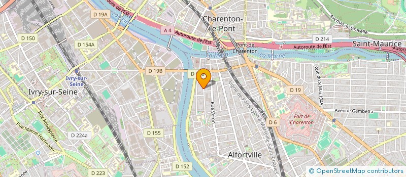 localisation de l'entreprise EYE TAKE VISION à ALFORTVILLE