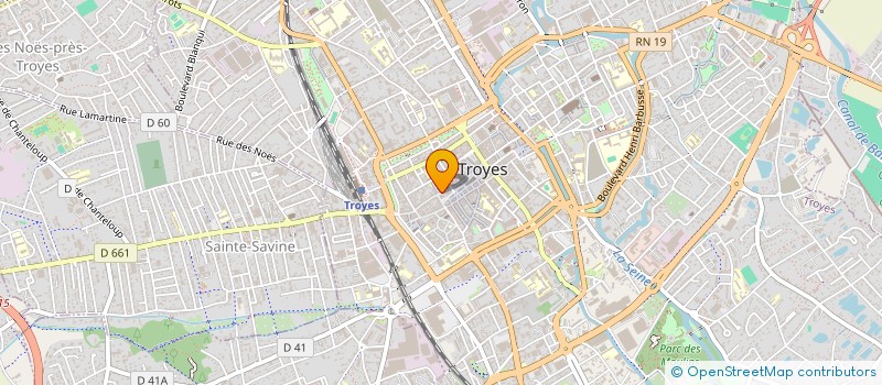 localisation de l'entreprise EYE TECH à TROYES