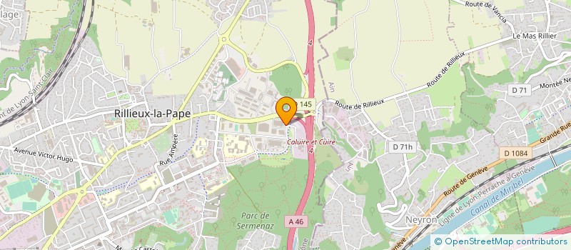 localisation de l'entreprise EYE TECH CARE  RILLIEUX-LA-PAPE