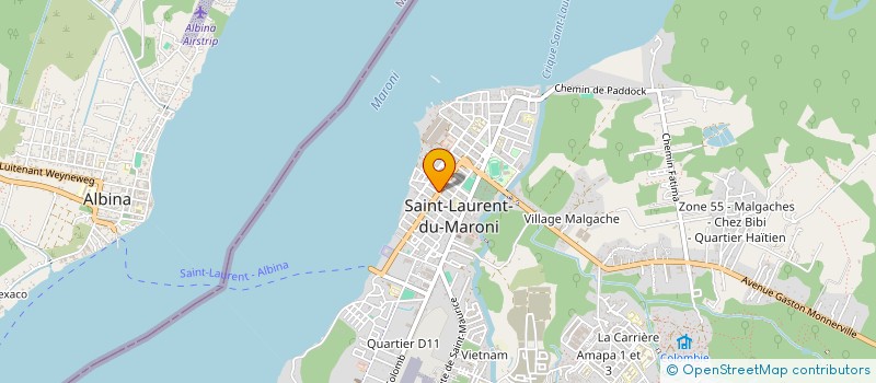 localisation de l'entreprise EYE TECH SARL à SAINT-LAURENT-DU-MARONI