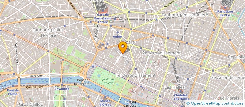 localisation de l'entreprise EYE TRUST à PARIS