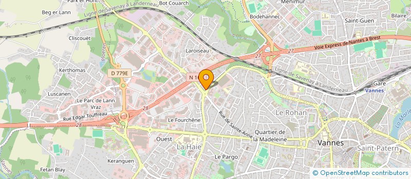 localisation de l'entreprise EYEBUY à VANNES