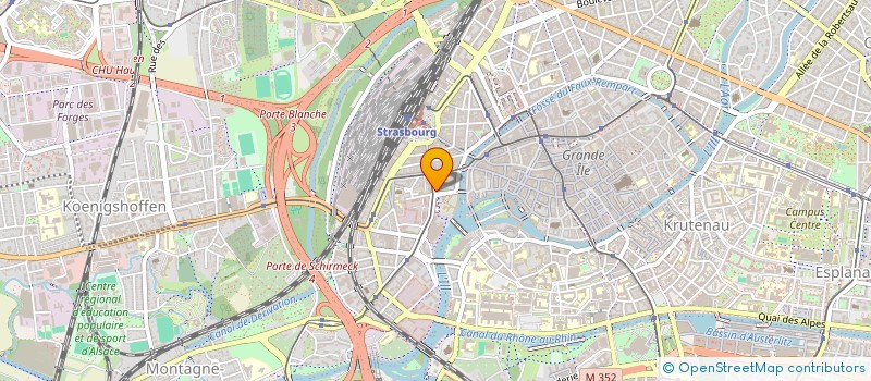 localisation de l'entreprise EYECOOK à STRASBOURG