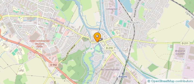 localisation de l'entreprise EYEDASTAR  ARQUES