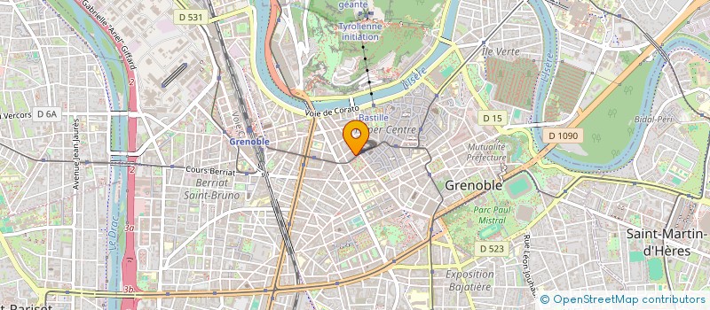 localisation de l'entreprise EYEDIS à GRENOBLE