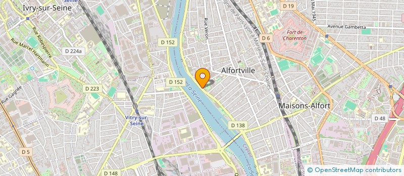 localisation de l'entreprise EYEFISPACE à ALFORTVILLE
