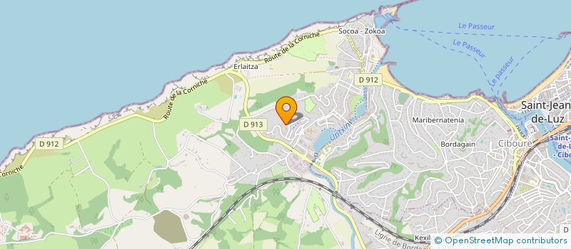 localisation de l'entreprise EYEFUL ART EU  URRUGNE