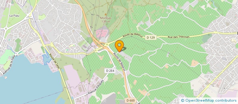 localisation de l'entreprise EYELESS PROD à FRONTIGNAN