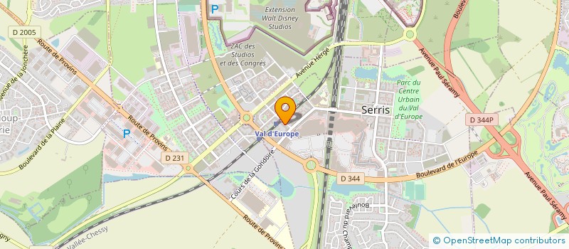 localisation de l'entreprise EYELINK à SERRIS