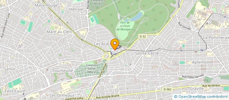 localisation de l'entreprise EYEN à LE HAVRE