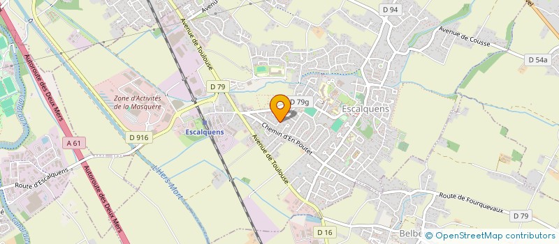 localisation de l'entreprise EYENGUI  ESCALQUENS