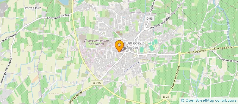 localisation de l'entreprise EYENVEST  CAMARET-SUR-AIGUES