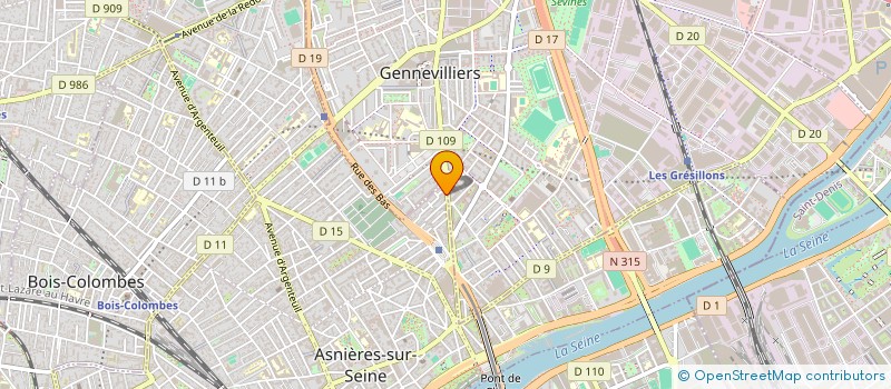 localisation de l'entreprise EYES CAMSI à ASNIERES-SUR-SEINE