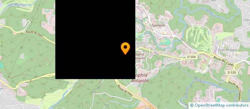 localisation de l'entreprise EYES ON à VALBONNE