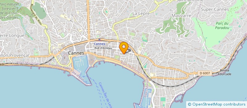 localisation de l'entreprise EYES PERFECT CANNES à CANNES