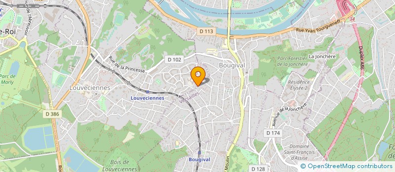 localisation de l'entreprise EYES TRIPLE SHUT à LOUVECIENNES
