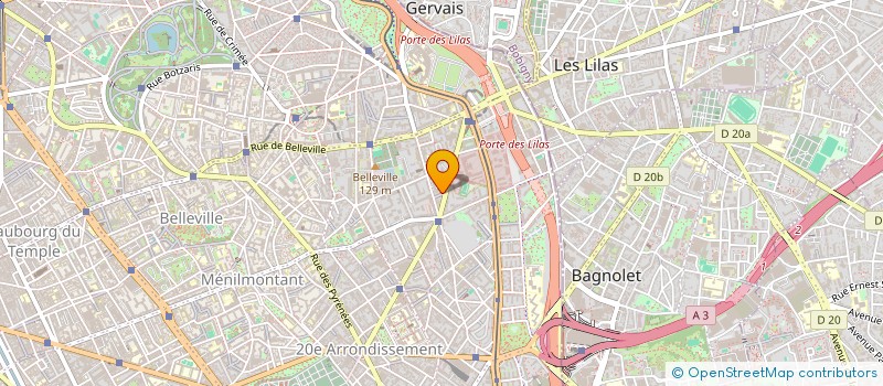 localisation de l'entreprise EYESBERG  PARIS