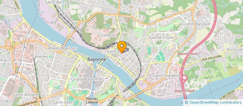 localisation de l'entreprise EYESEA PRODUCTION à BAYONNE
