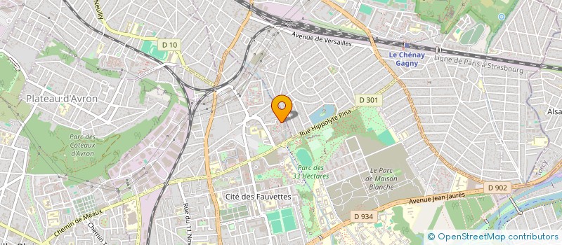 localisation de l'entreprise EYESIRIS à NEUILLY-SUR-MARNE