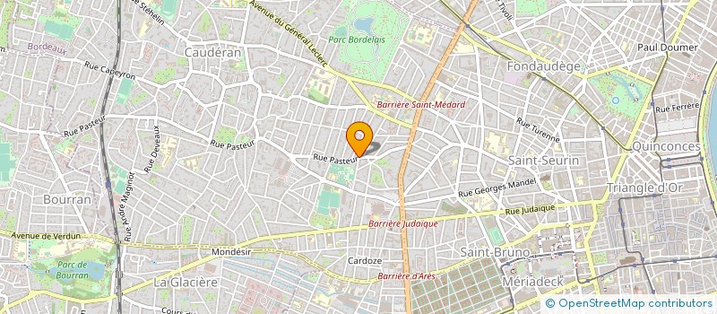 localisation de l'entreprise EYESMED à BORDEAUX