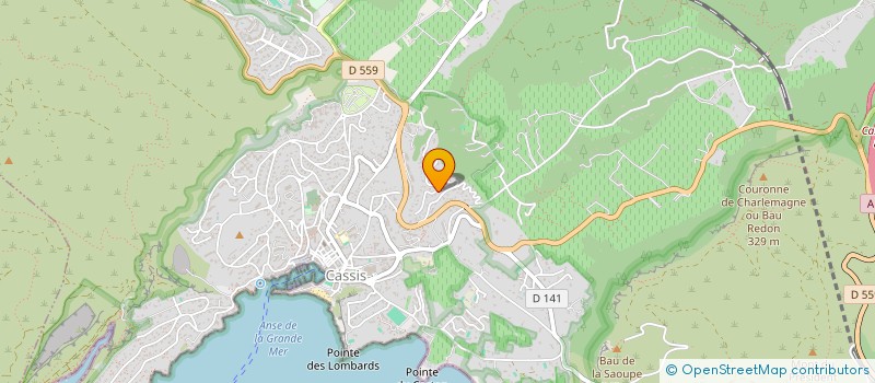 localisation de l'entreprise EYEW'AIR à CASSIS