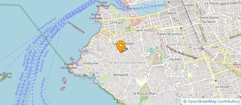 localisation de l'entreprise EYEWEAR DISTRIBUTION à MARSEILLE
