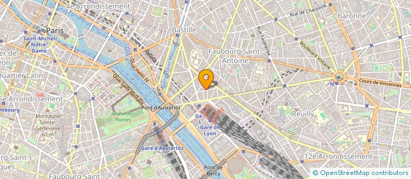localisation de l'entreprise EYEWEB à PARIS