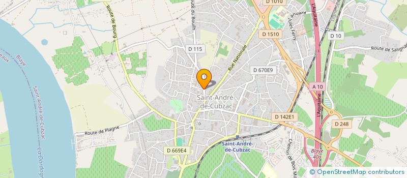 localisation de l'entreprise EYEWIN  SAINT-ANDRE-DE-CUBZAC