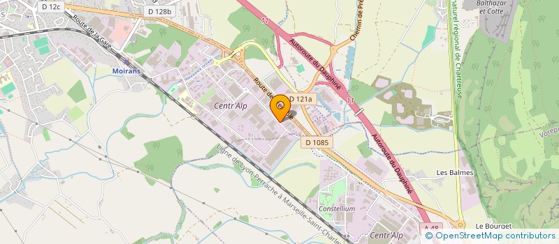 localisation de l'entreprise EYGALA  MOIRANS