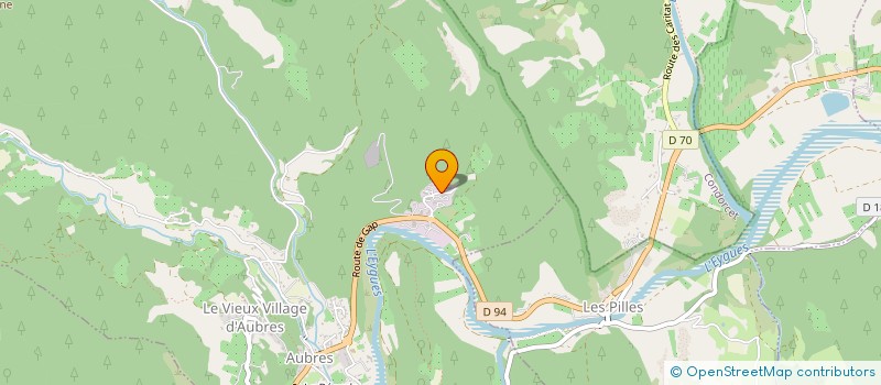 localisation de l'entreprise EYGUES MORAS  AUBRES