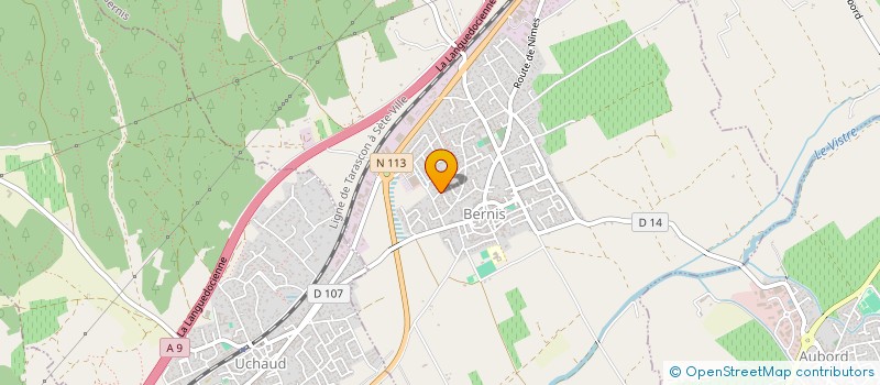 localisation de l'entreprise EYJ  BERNIS