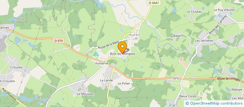 localisation de l'entreprise EYJEAUX EXPRESSION à EYJEAUX
