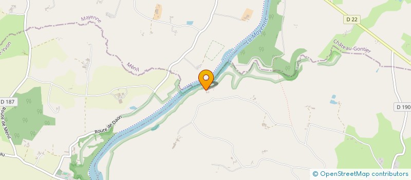 localisation de l'entreprise EYLAU  LES HAUTS-D'ANJOU