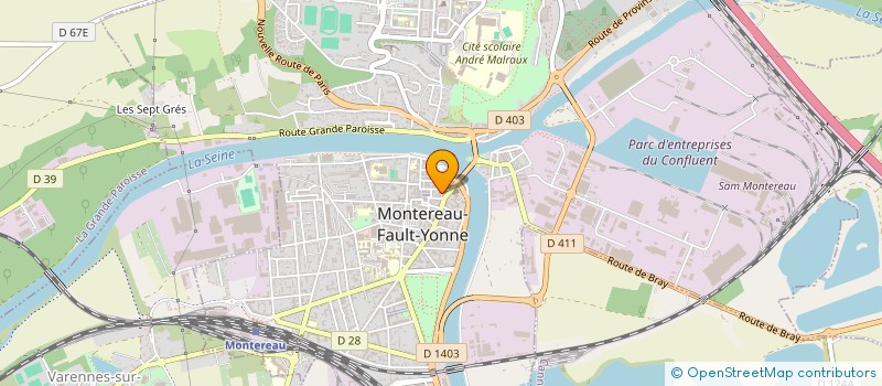 localisation de l'entreprise EYLEM à MONTEREAU-FAULT-YONNE