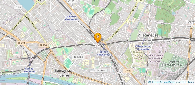 localisation de l'entreprise EYLINE CONSULTING  DEUIL-LA-BARRE