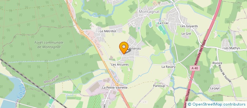 localisation de l'entreprise EYLLA HOLDING  MONTAGNAT