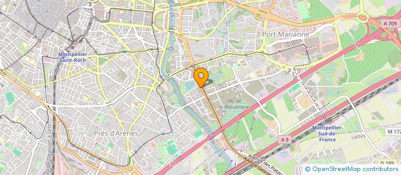 localisation de l'entreprise EYLLAUNA 'N RUN à MONTPELLIER