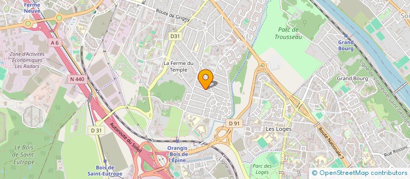 localisation de l'entreprise EYLUL à RIS-ORANGIS